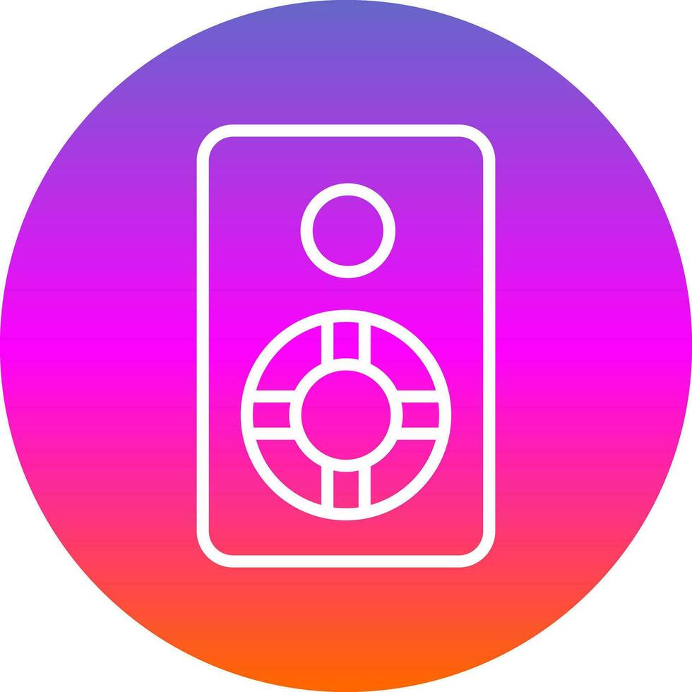 Audio system Vector Icon Design