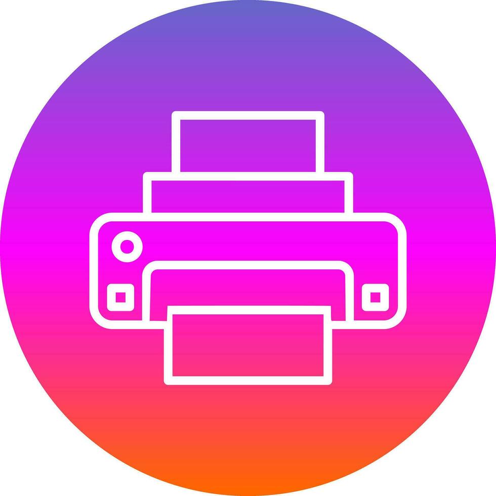 Printer Vector Icon Design