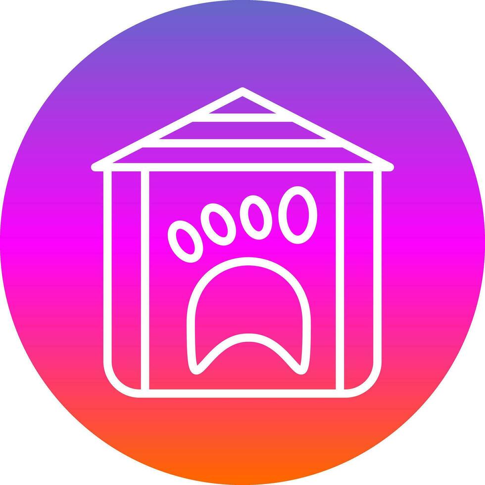 Animal shelter Vector Icon Design