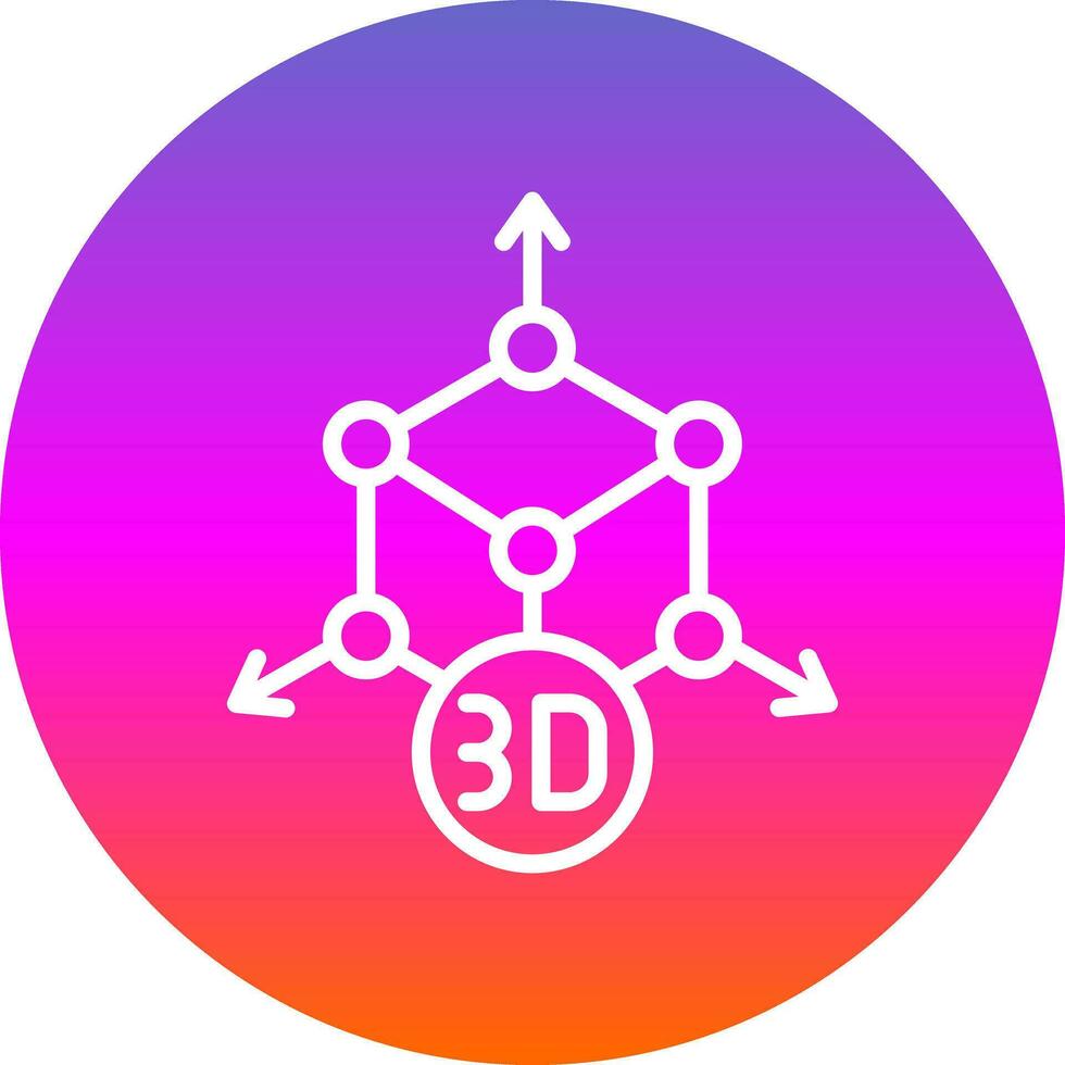 3d modeling Vector Icon Design