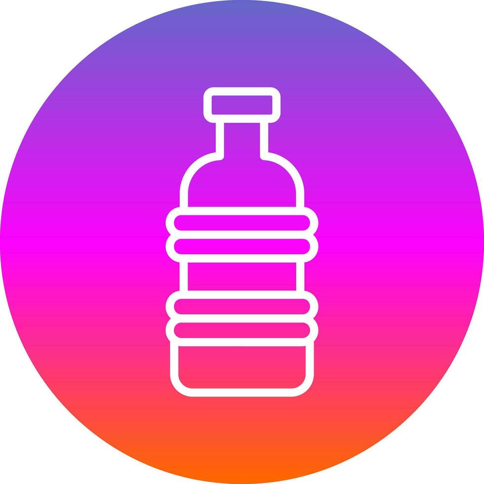 el plastico botella vector icono diseño