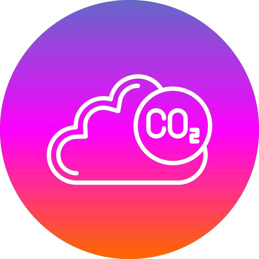 diseño de icono de vector de co2