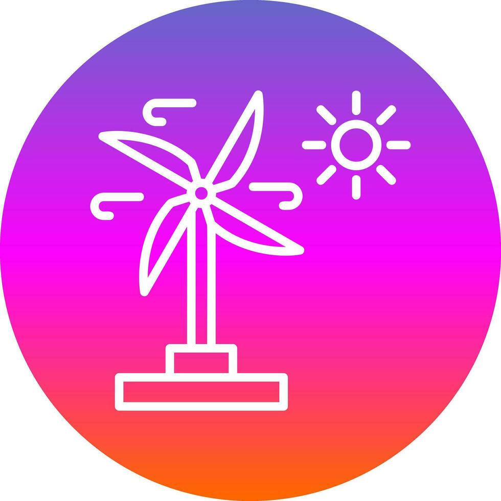 Wind energy Vector Icon Design