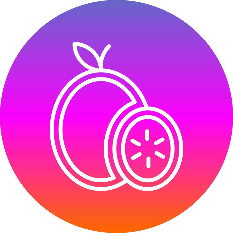 Passion fruit Vector Icon Design