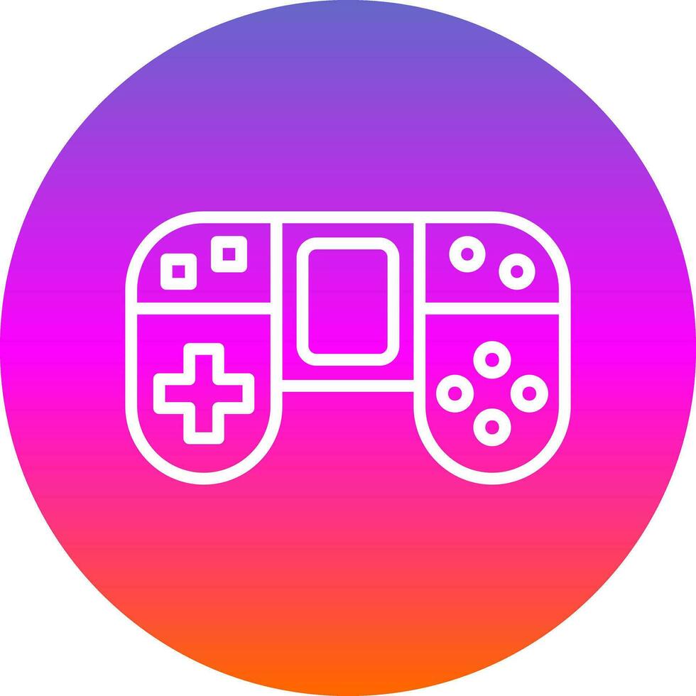 Portable console Vector Icon Design