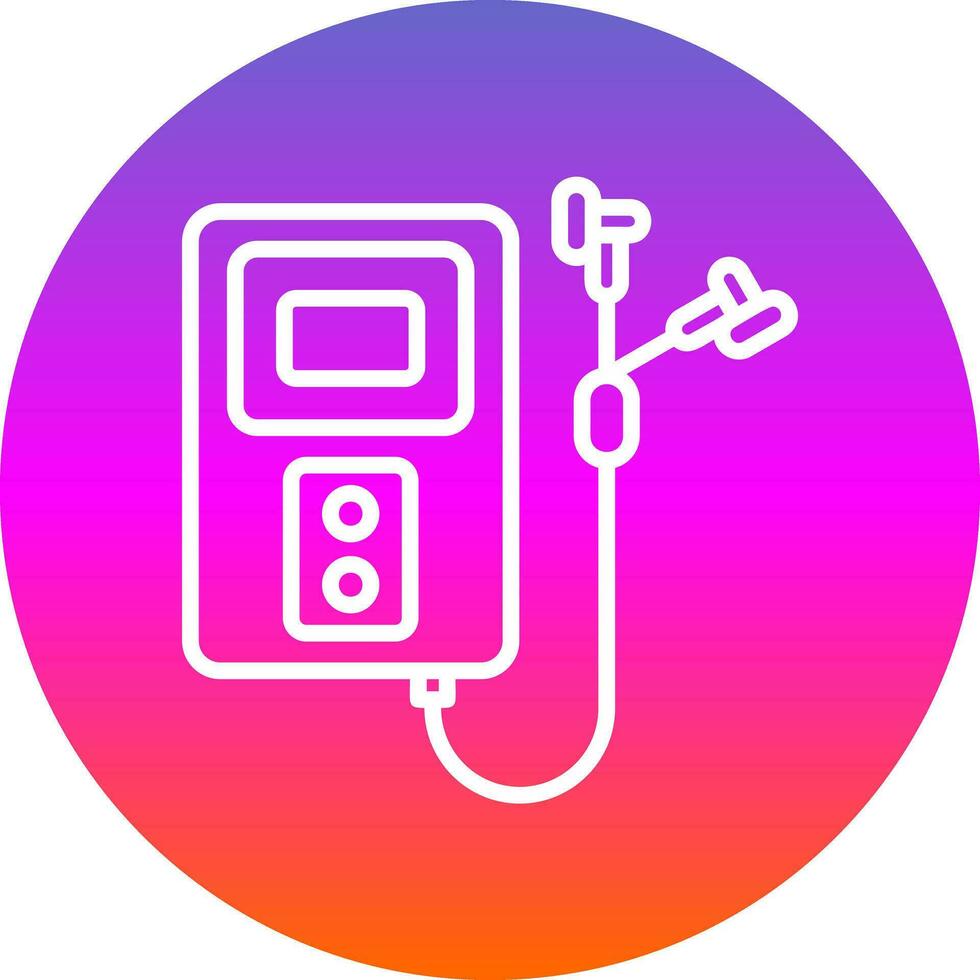 Walkman Vector Icon Design