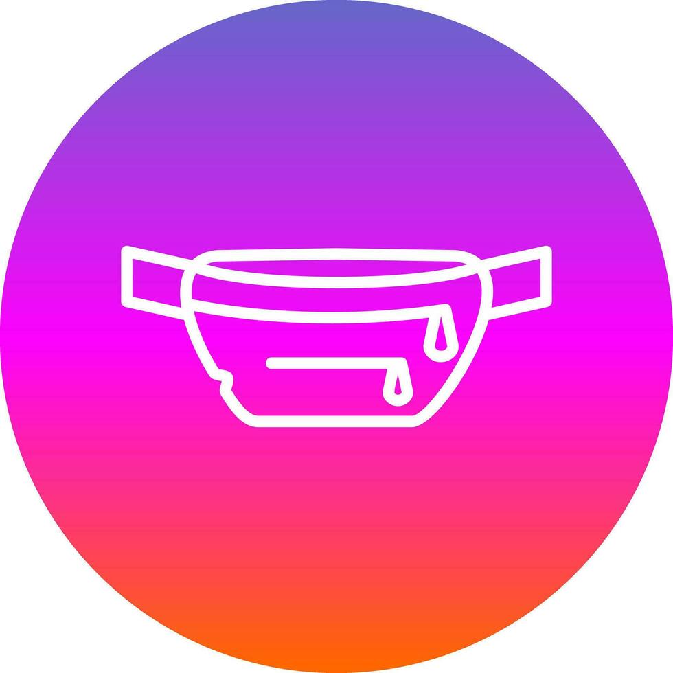 Fanny pack Vector Icon Design