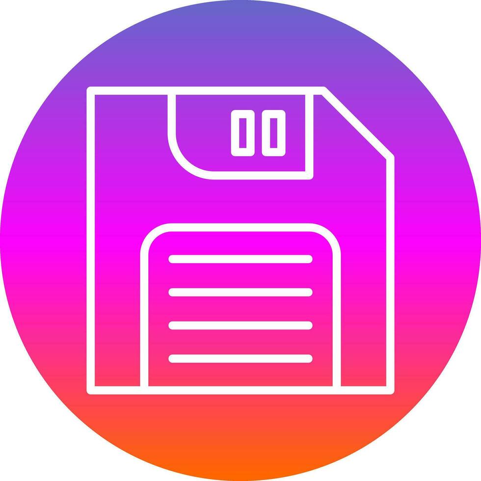 Diskette Vector Icon Design