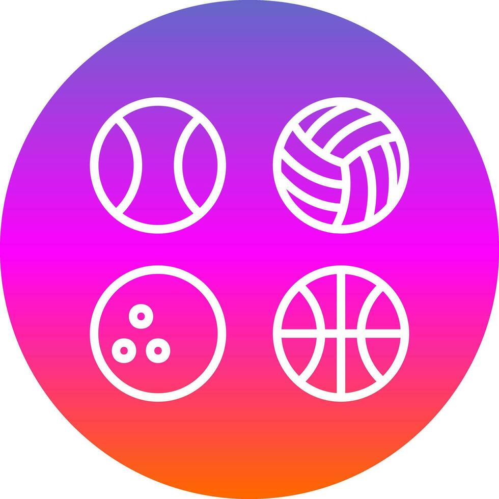 Balls Vector Icon Design