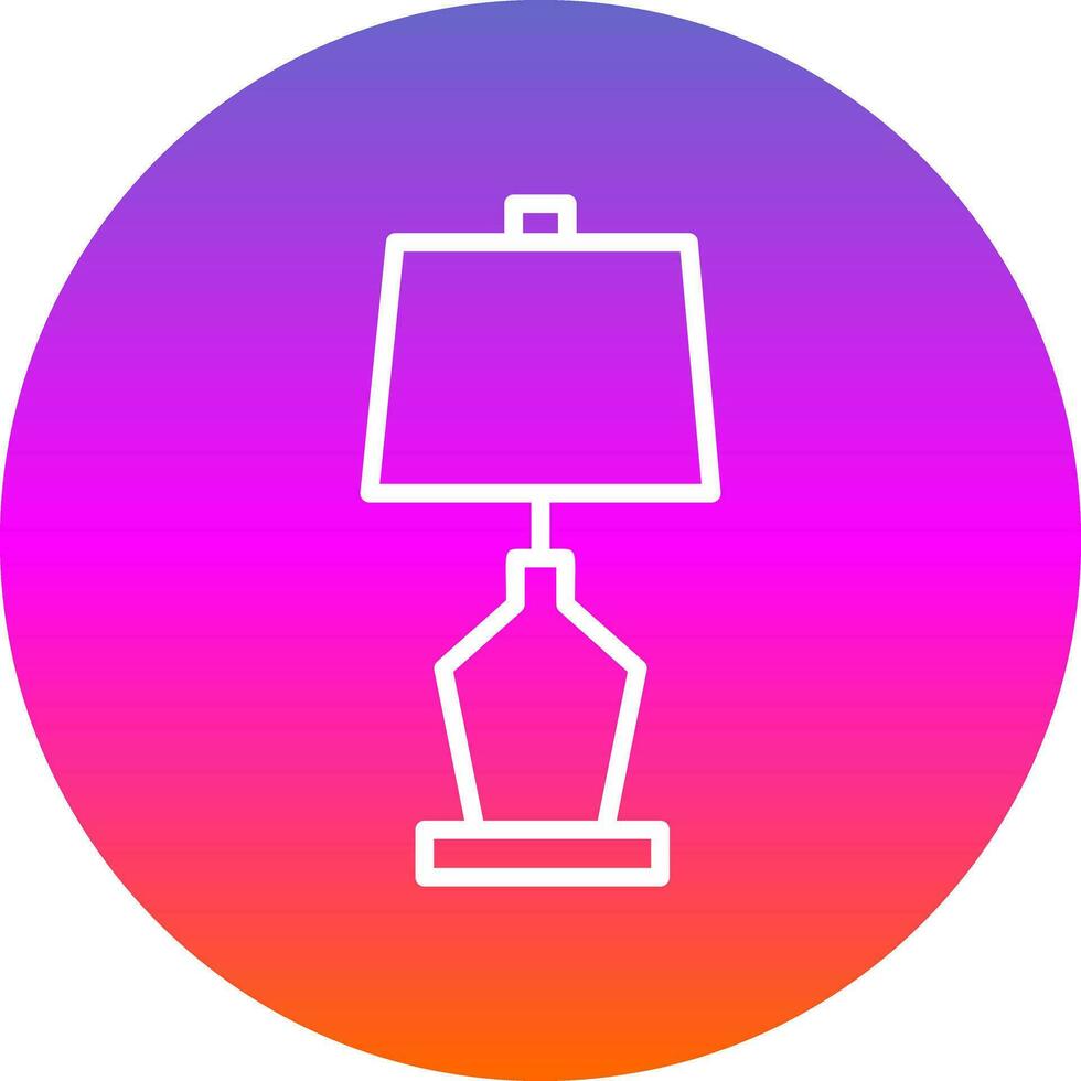 Lamp Vector Icon Design