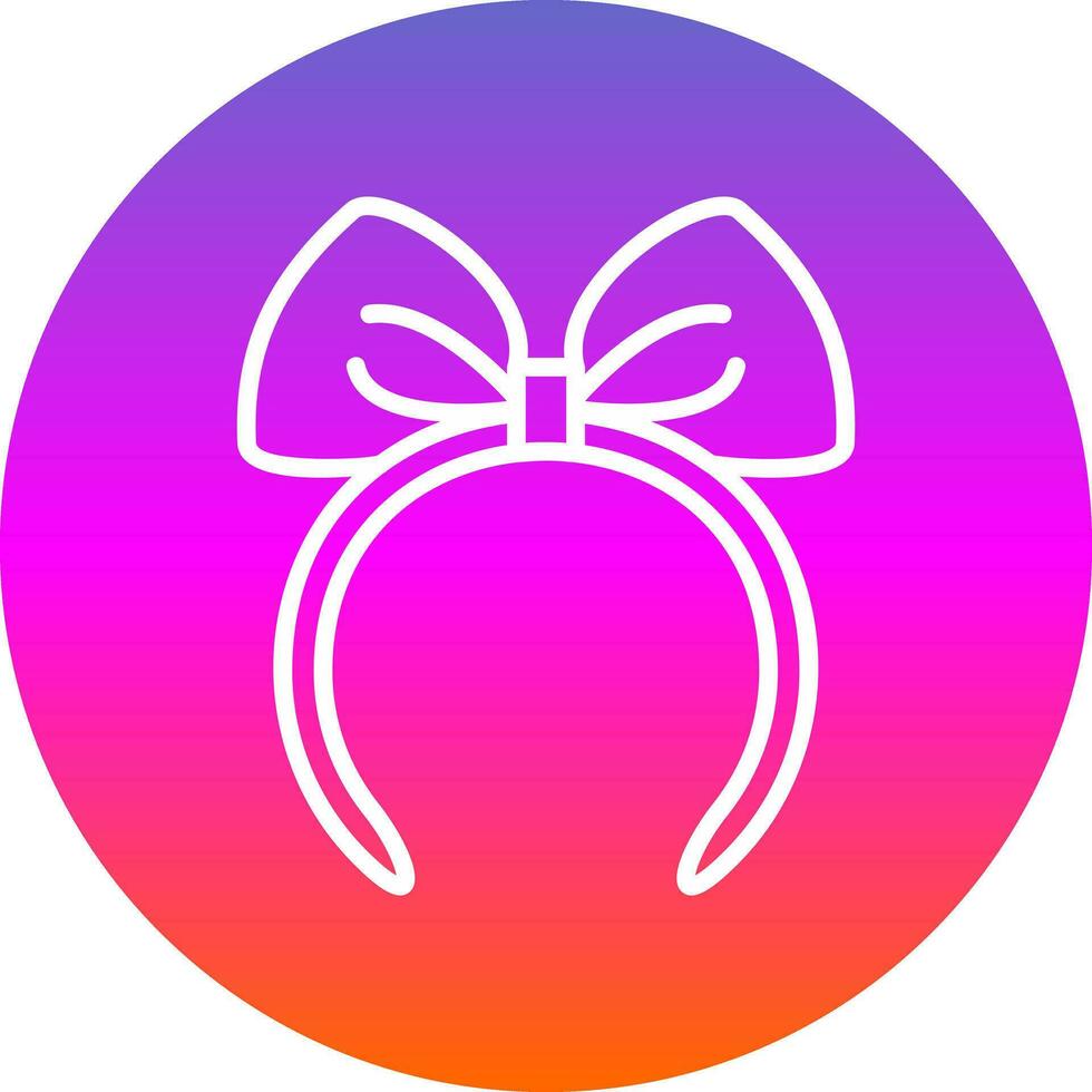 Headband Vector Icon Design