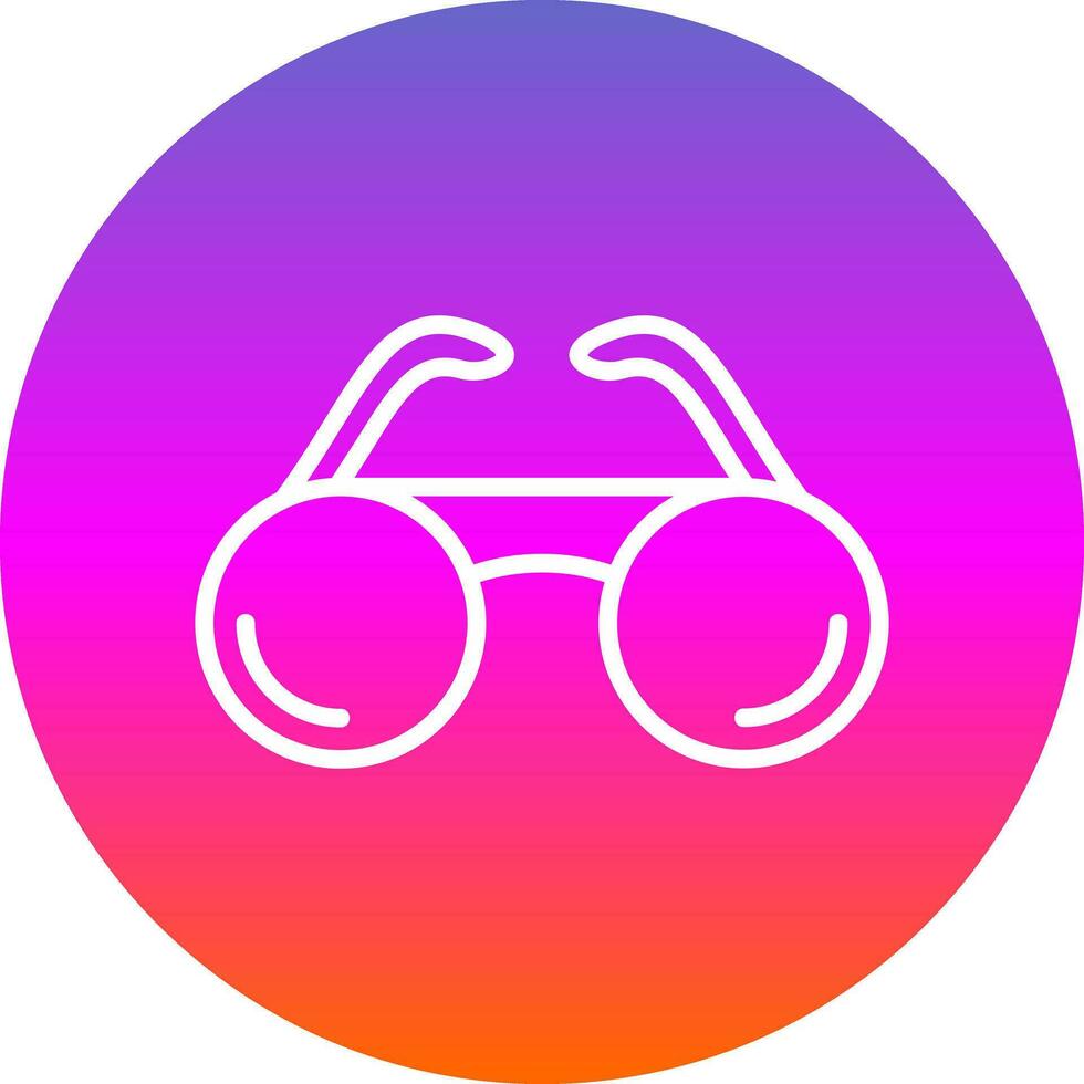 Glasses Vector Icon Design