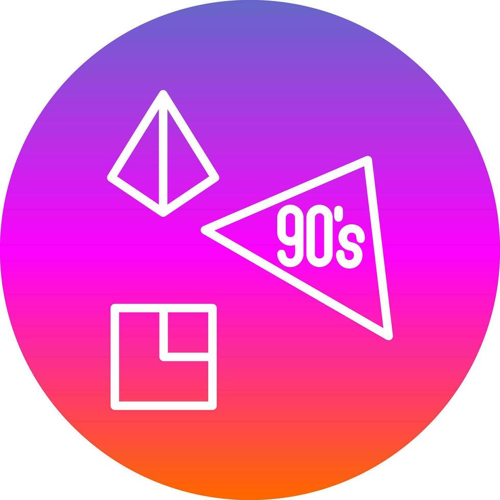 90s Vector Icon Design