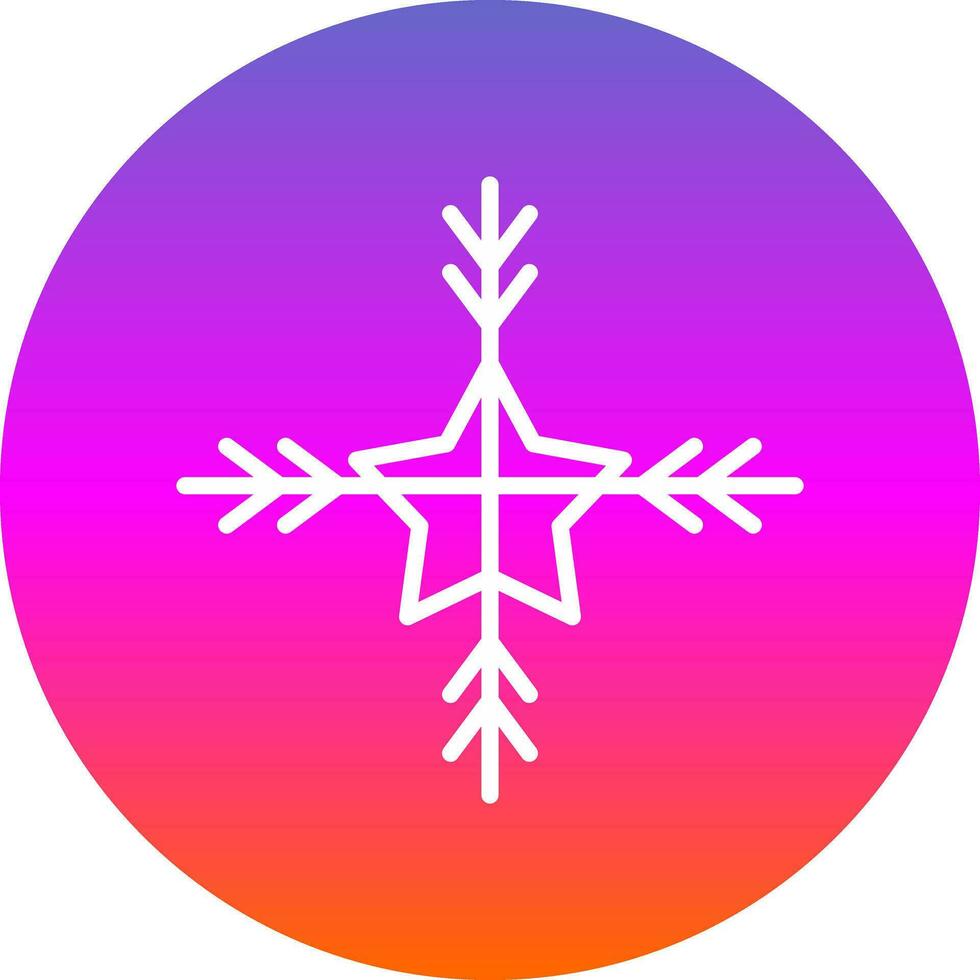 diseño de icono de vector de nieve