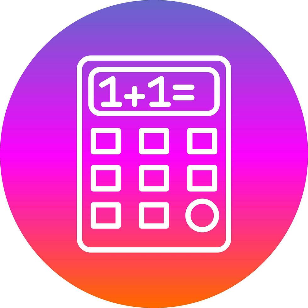 diseño de icono de vector de calculadora