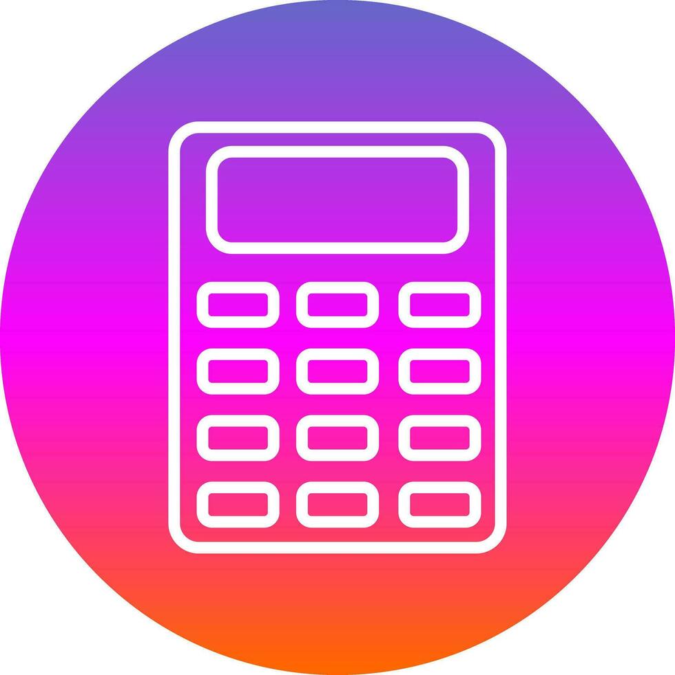 Calculator Vector Icon Design