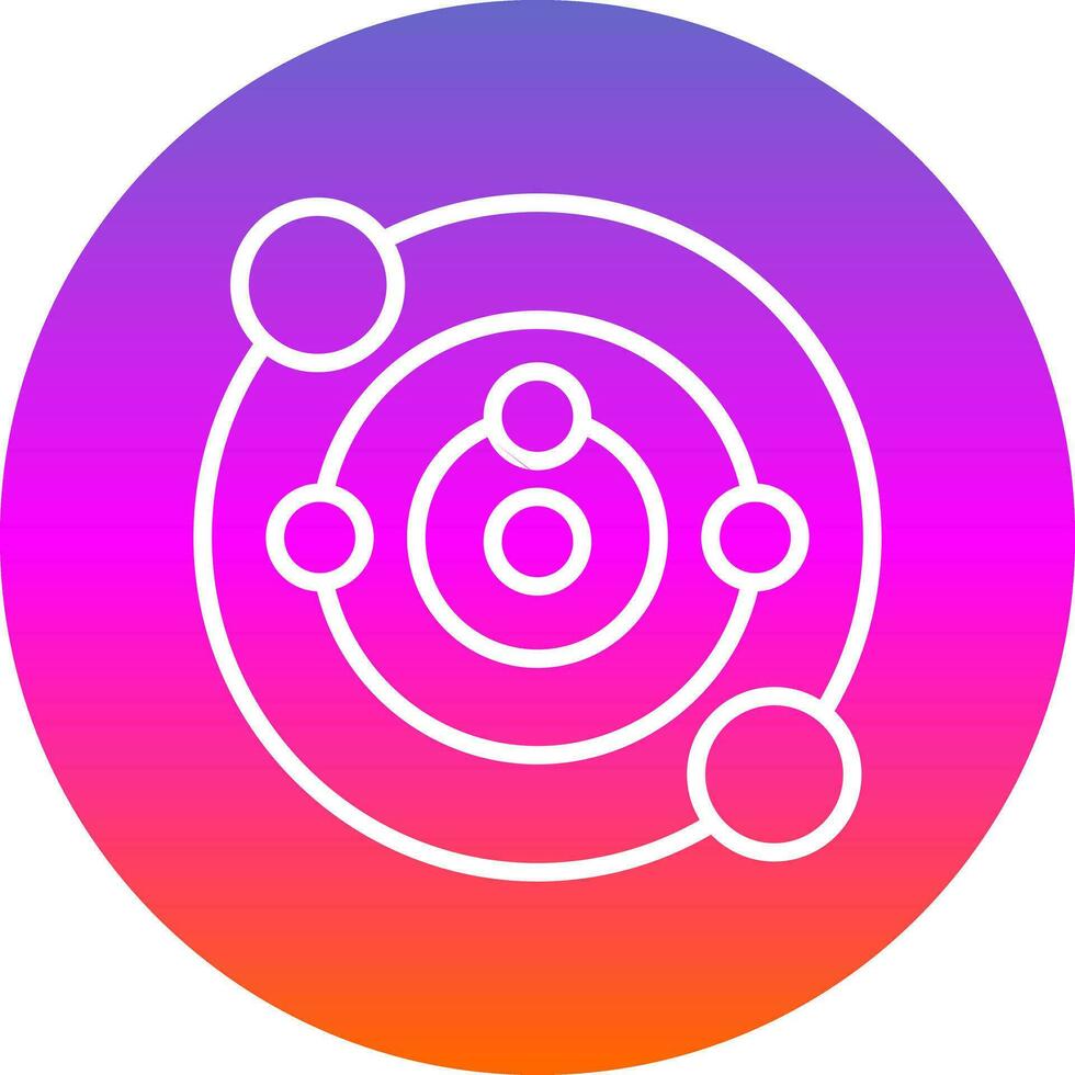 Solar system Vector Icon Design