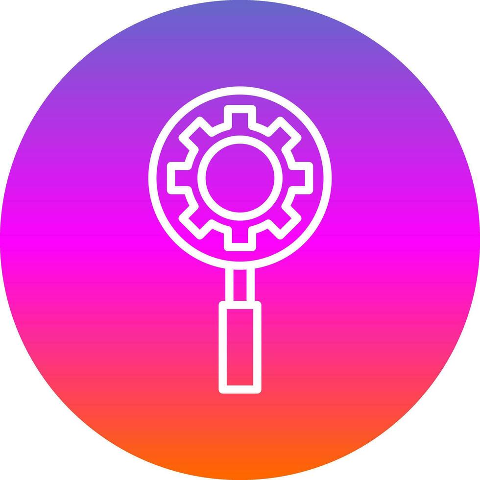 Magnifying glass Vector Icon Design