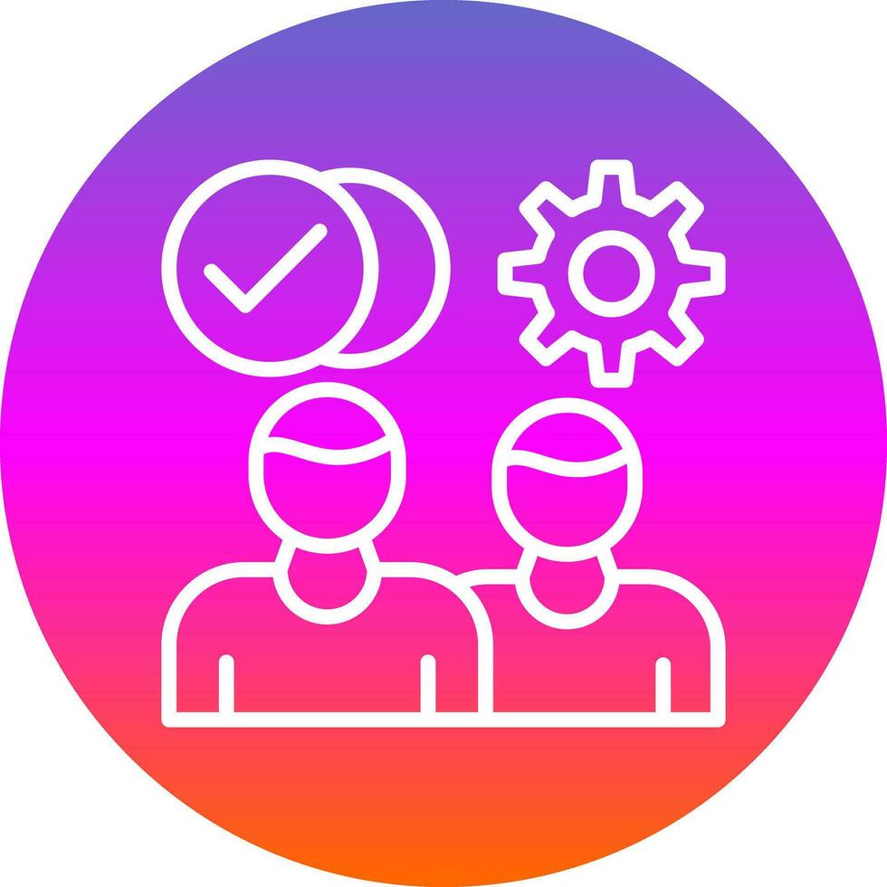 Teamwork Vector Icon Design