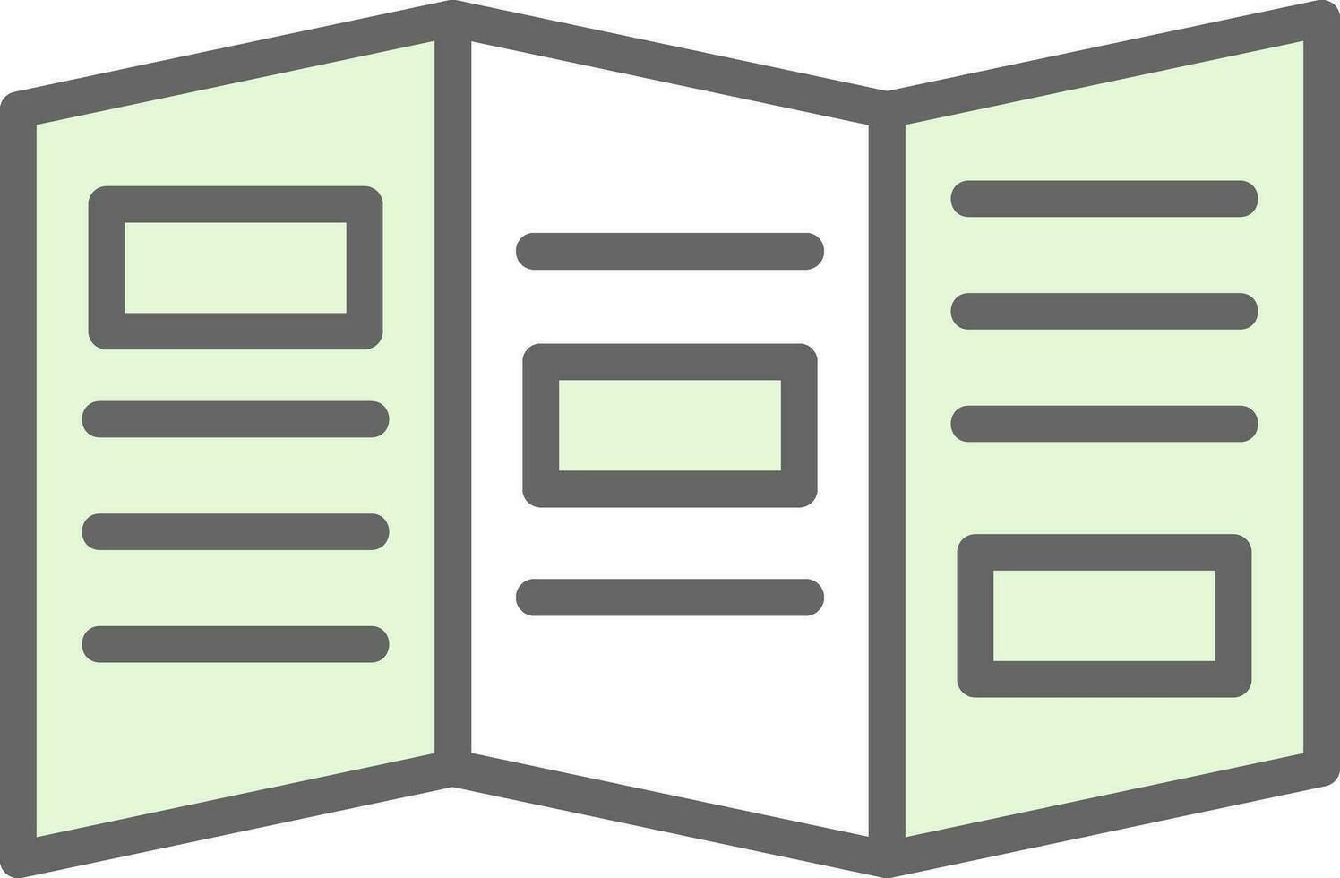 Brochure Vector Icon Design
