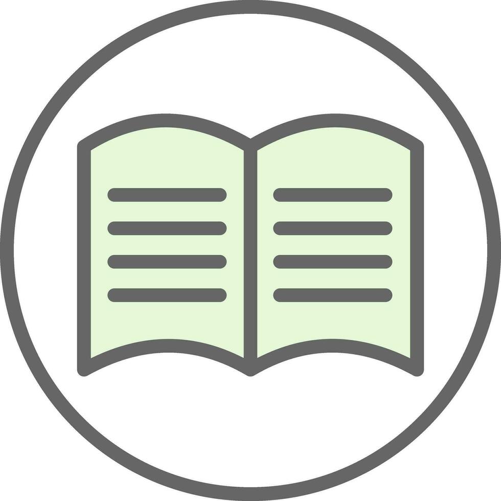 Manual book Vector Icon Design