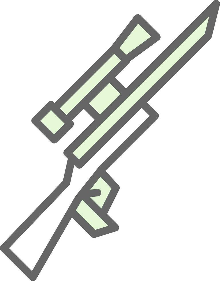 Rifle Vector Icon Design