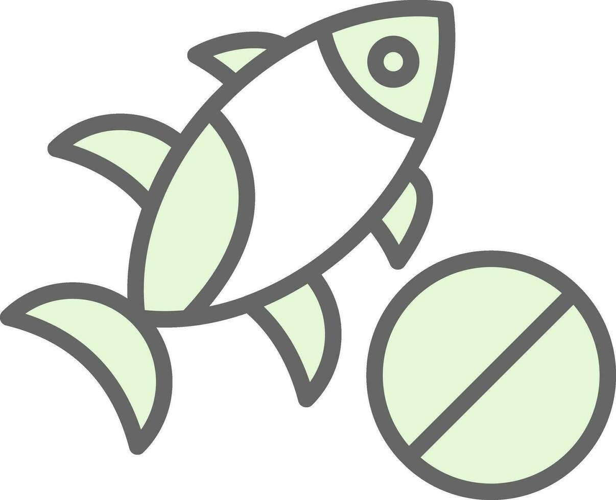 No fishing Vector Icon Design