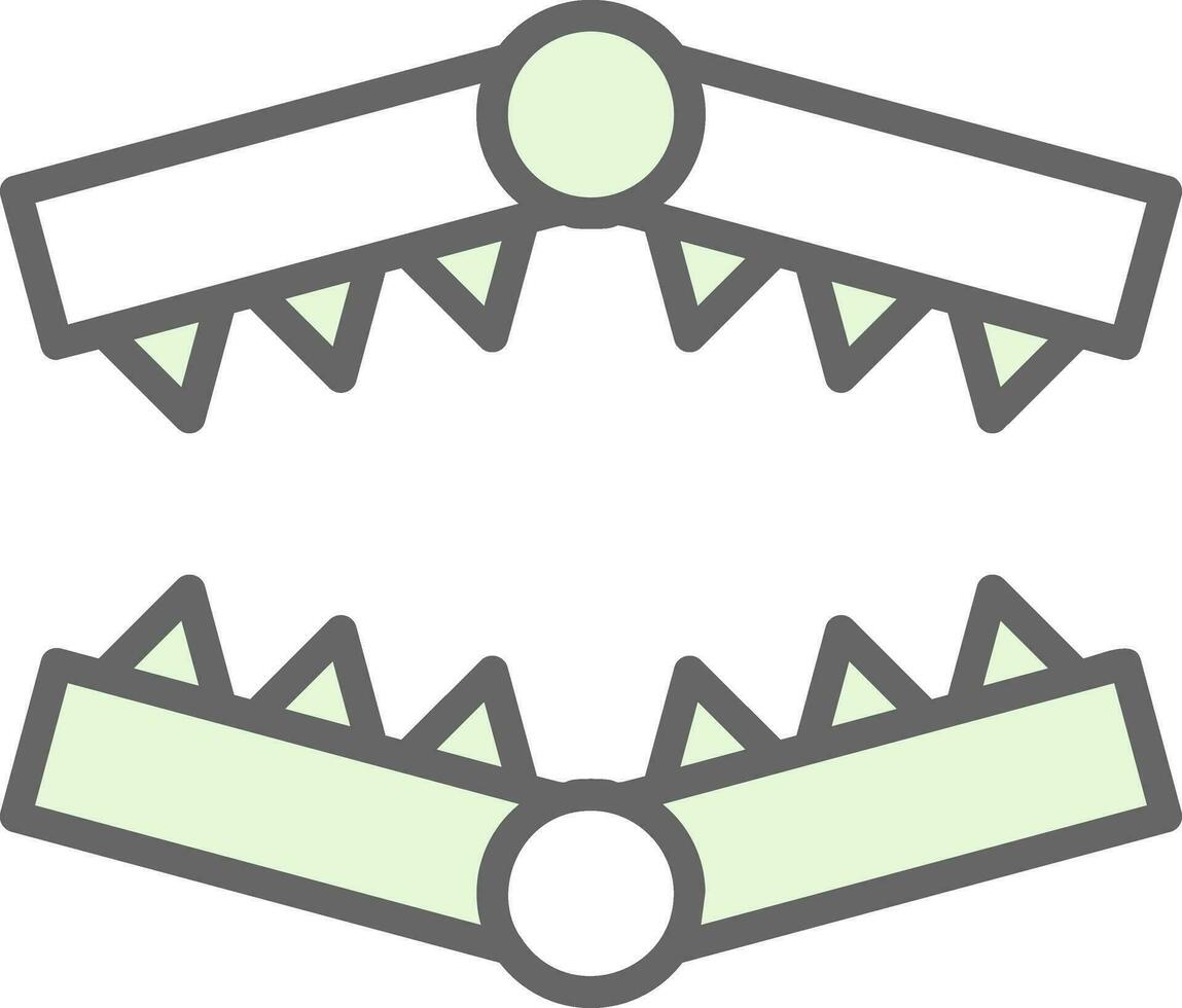 Bear trap Vector Icon Design