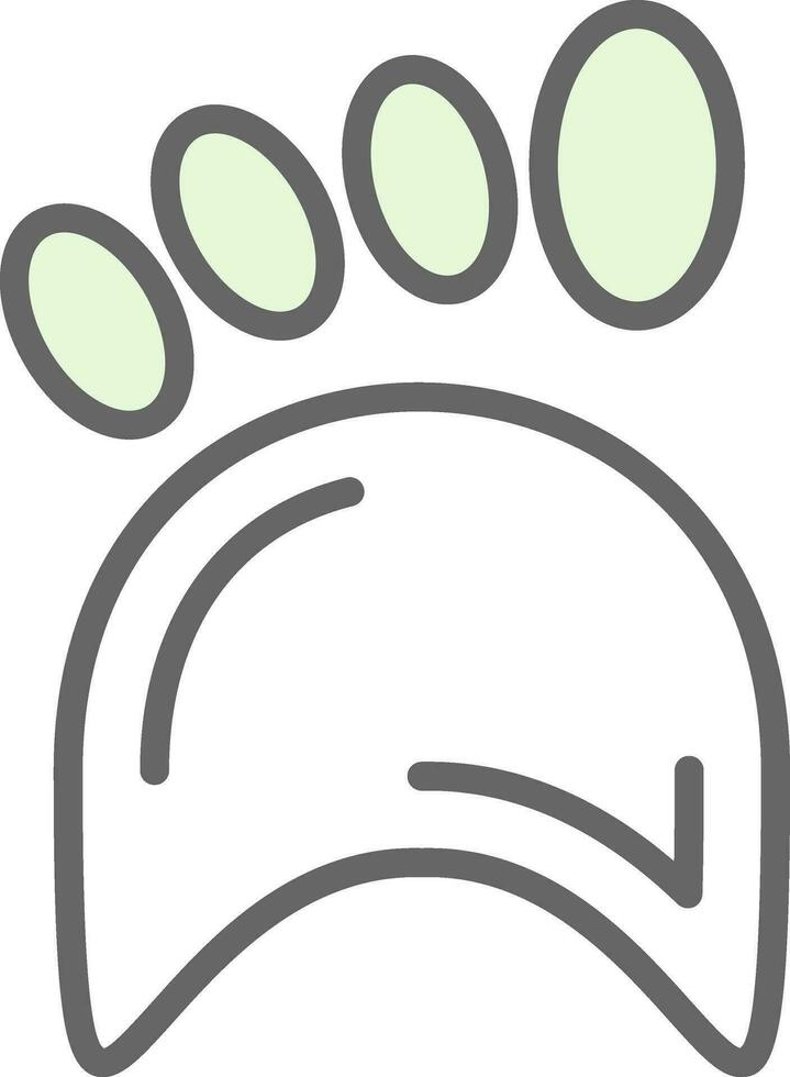 Paw Vector Icon Design