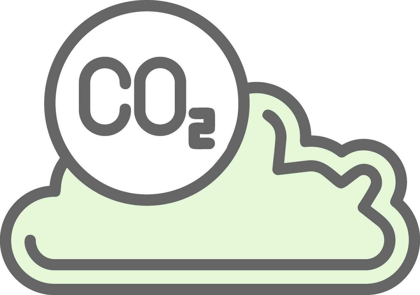 Carbon dioxide Vector Icon Design