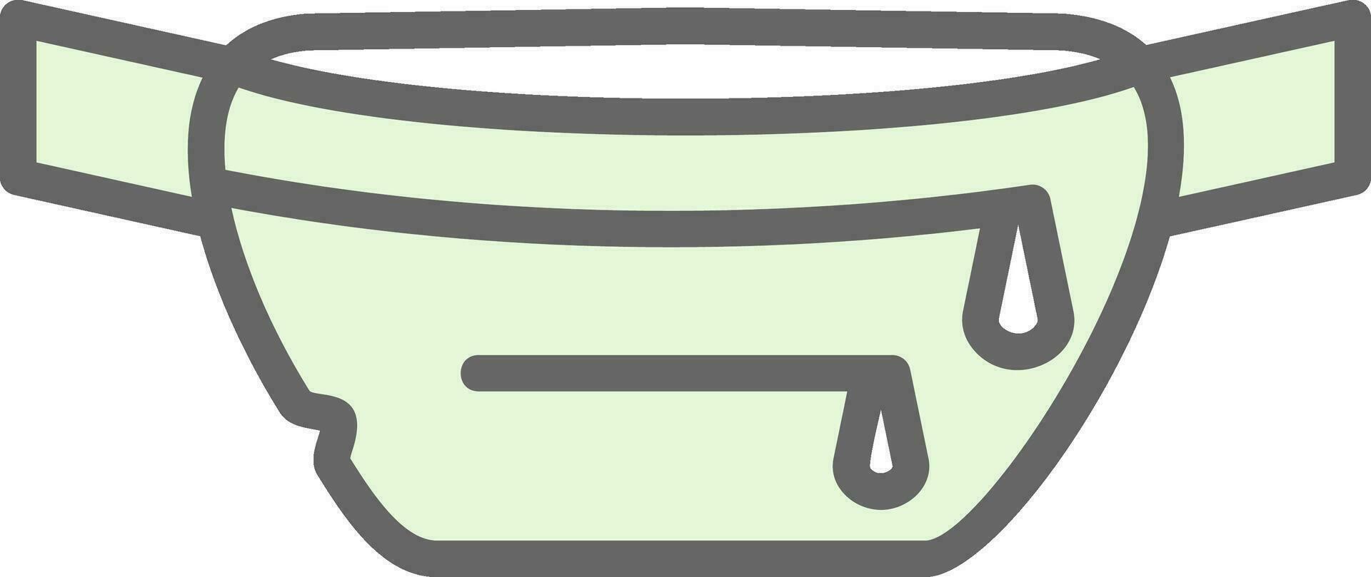 Fanny pack Vector Icon Design