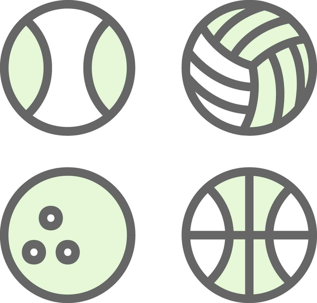 pelotas vector icono diseño