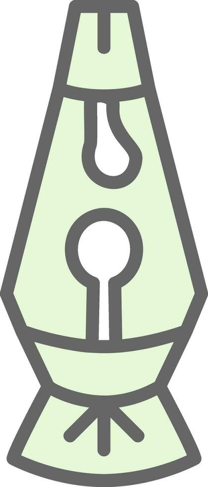 Lava lamp Vector Icon Design