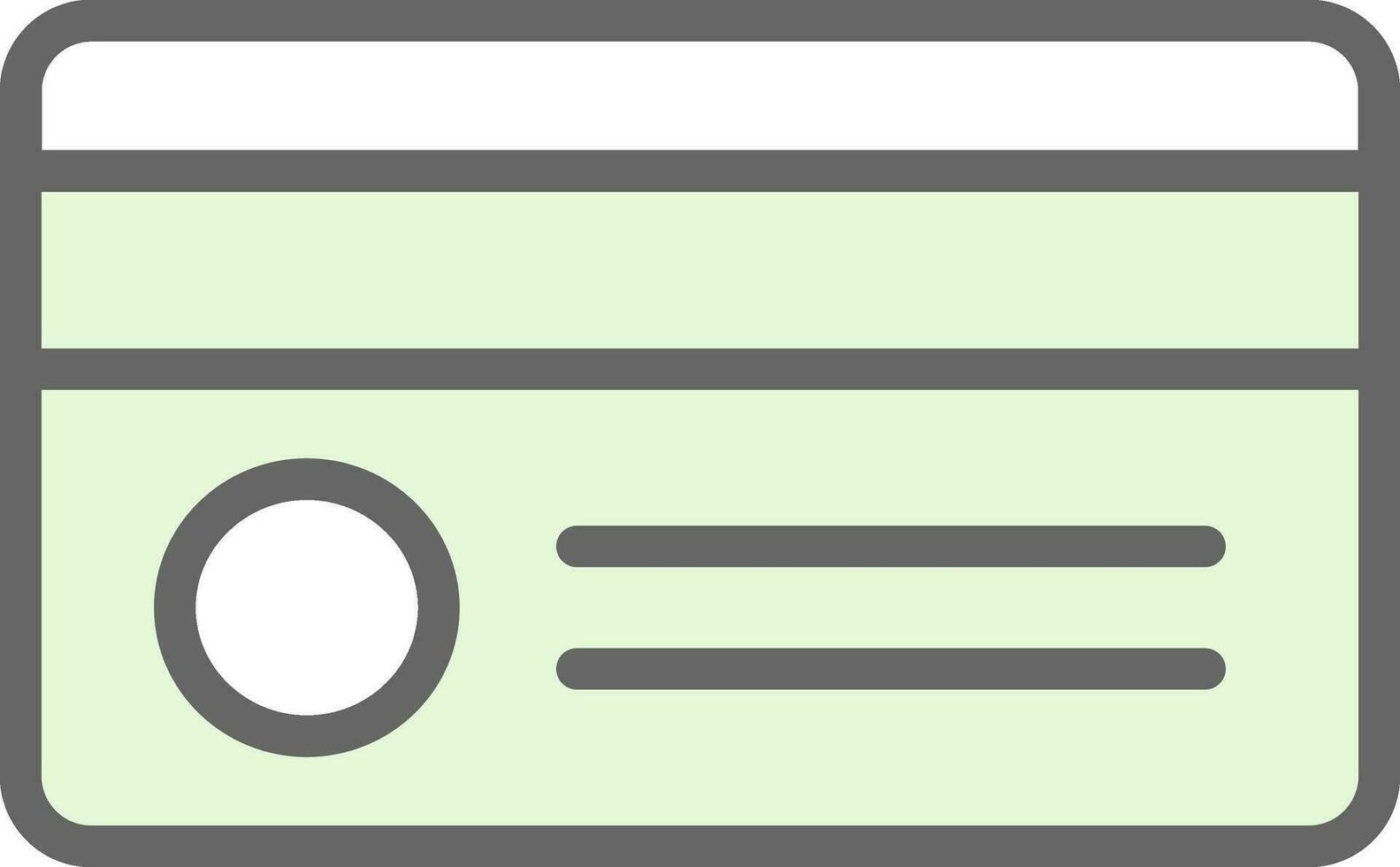 Card Vector Icon Design