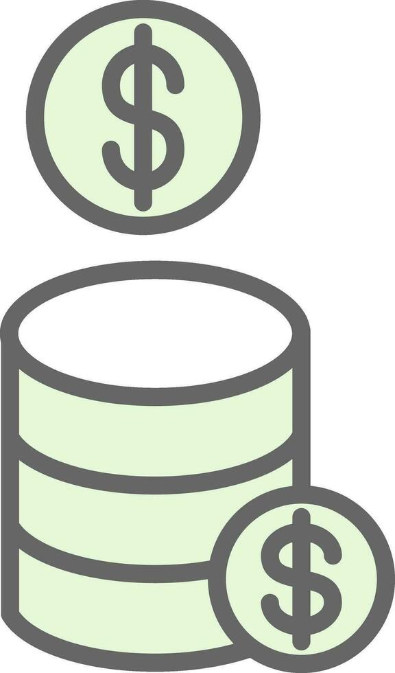 Coins Vector Icon Design