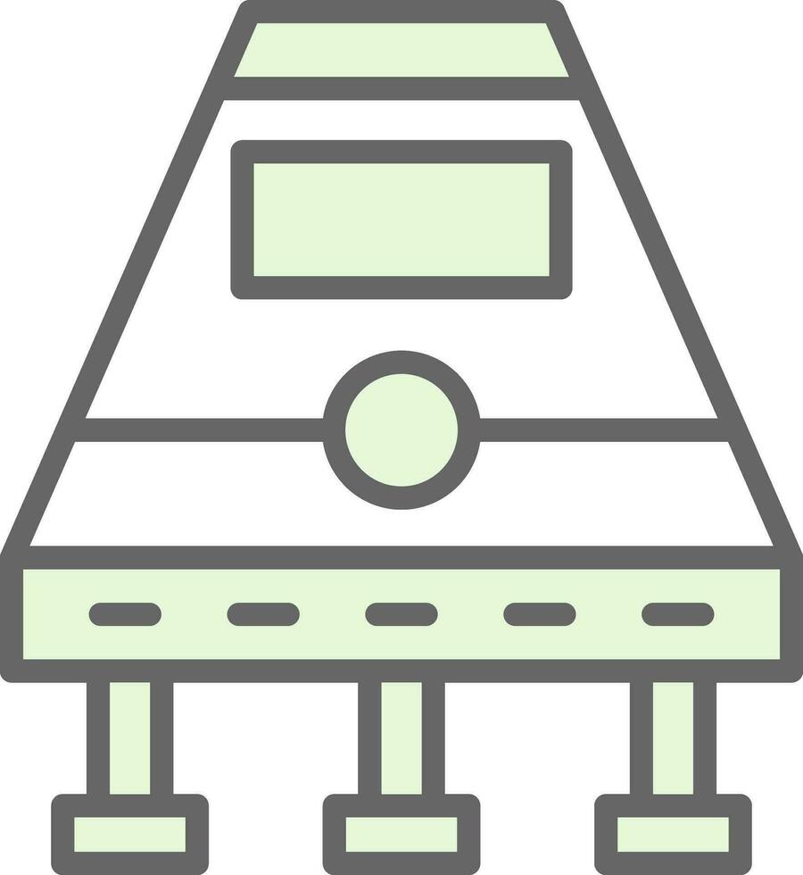 Space capsule Vector Icon Design