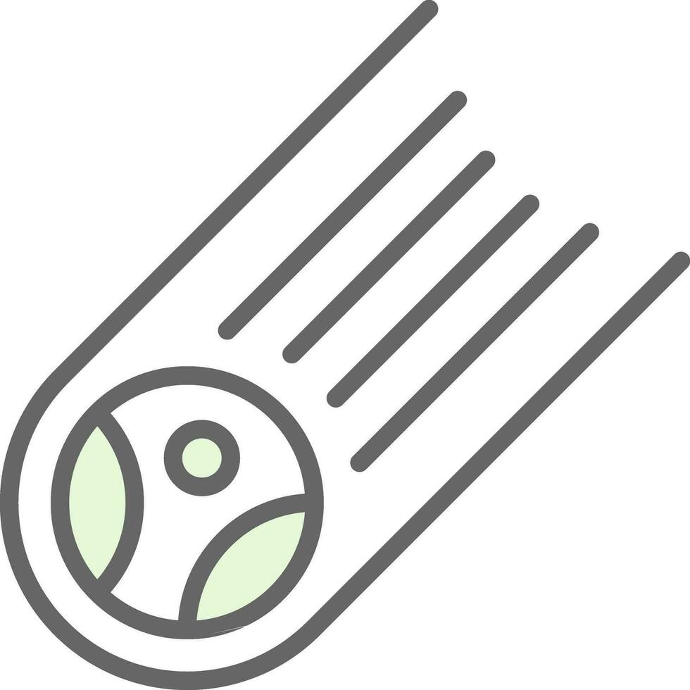 Meteorite Vector Icon Design