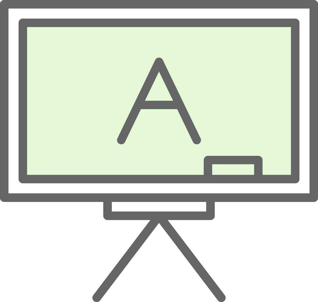 Whiteboard Vector Icon Design