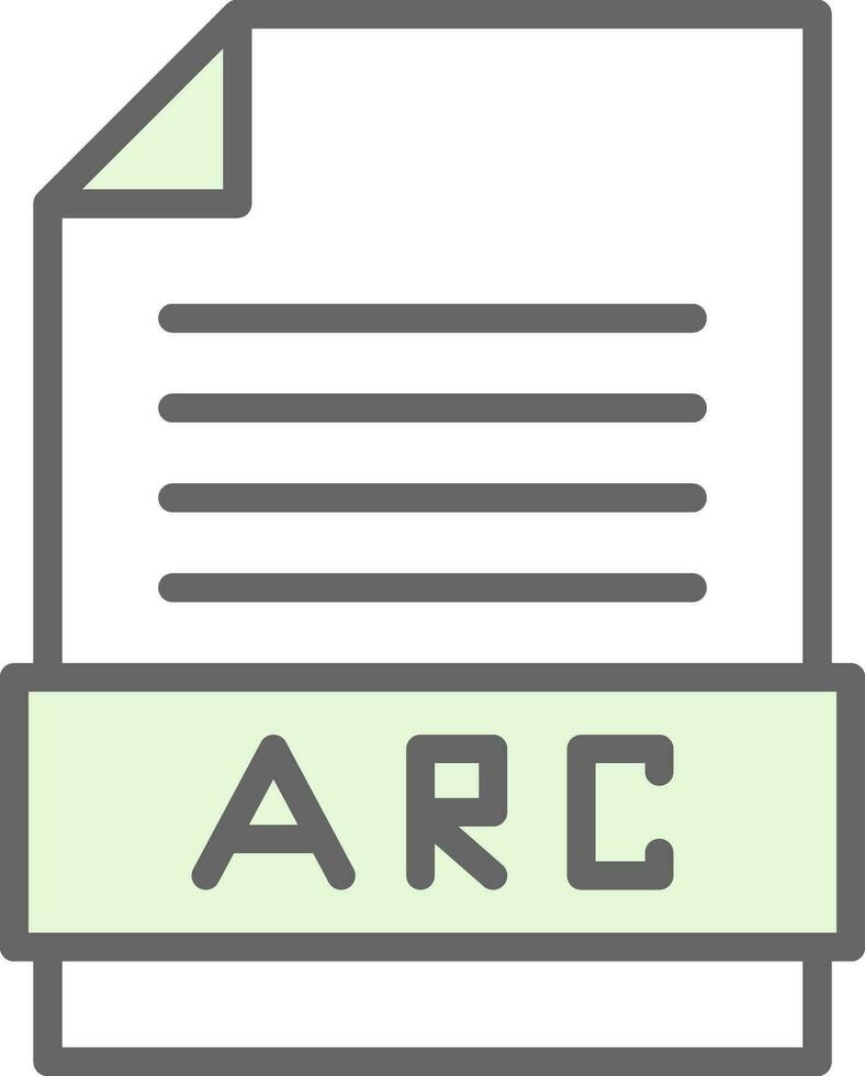 Arc Vector Icon Design