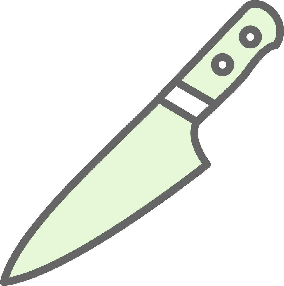 diseño de icono de vector de cuchillo