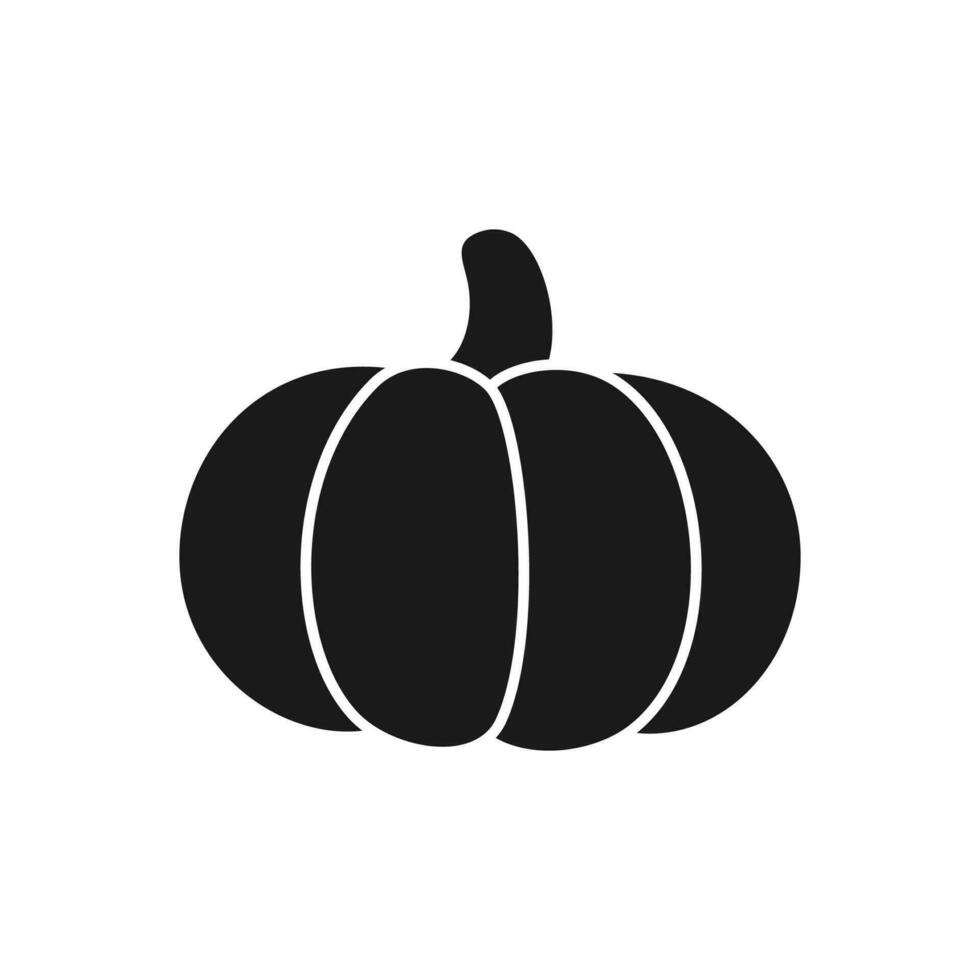 el diseño de el calabaza silueta icono vector ilustración, esta vector es adecuado para iconos, logotipos, ilustraciones, pegatinas, libros, cubiertas, etc.