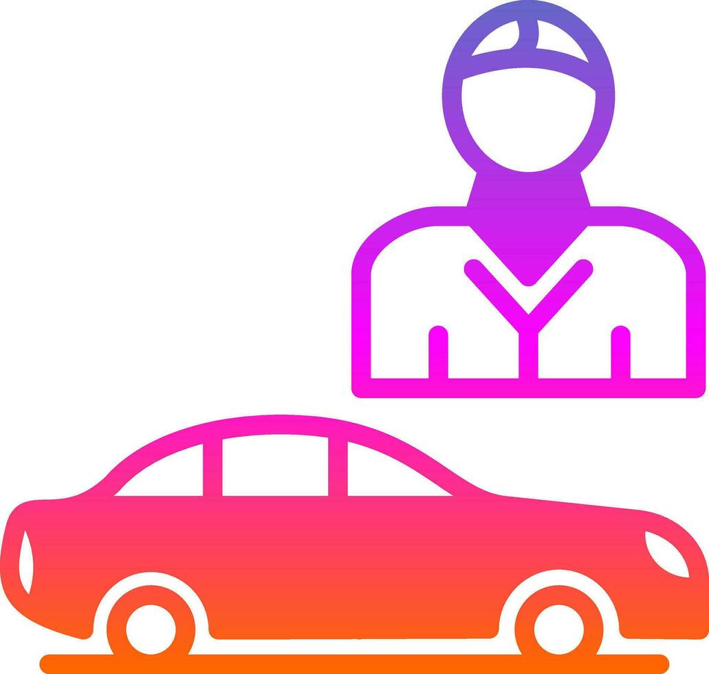 Salesman Vector Icon Design