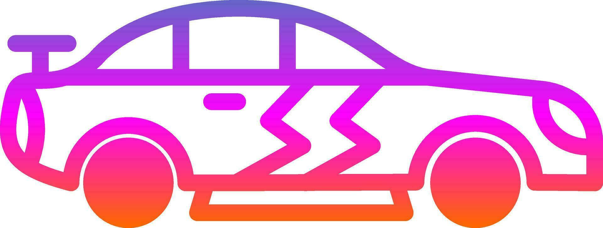 Sport car Vector Icon Design