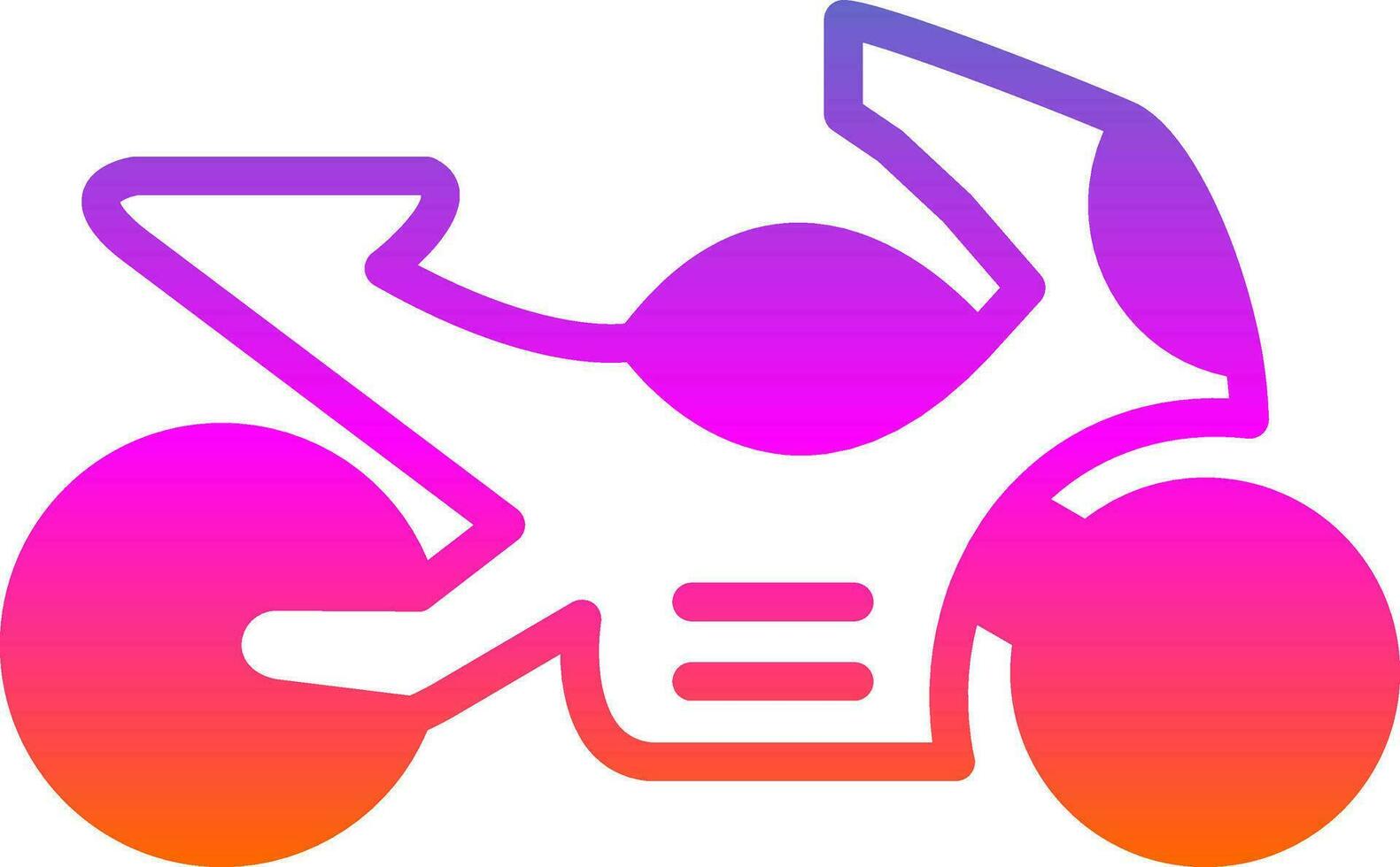 diseño de icono de vector de motocicleta