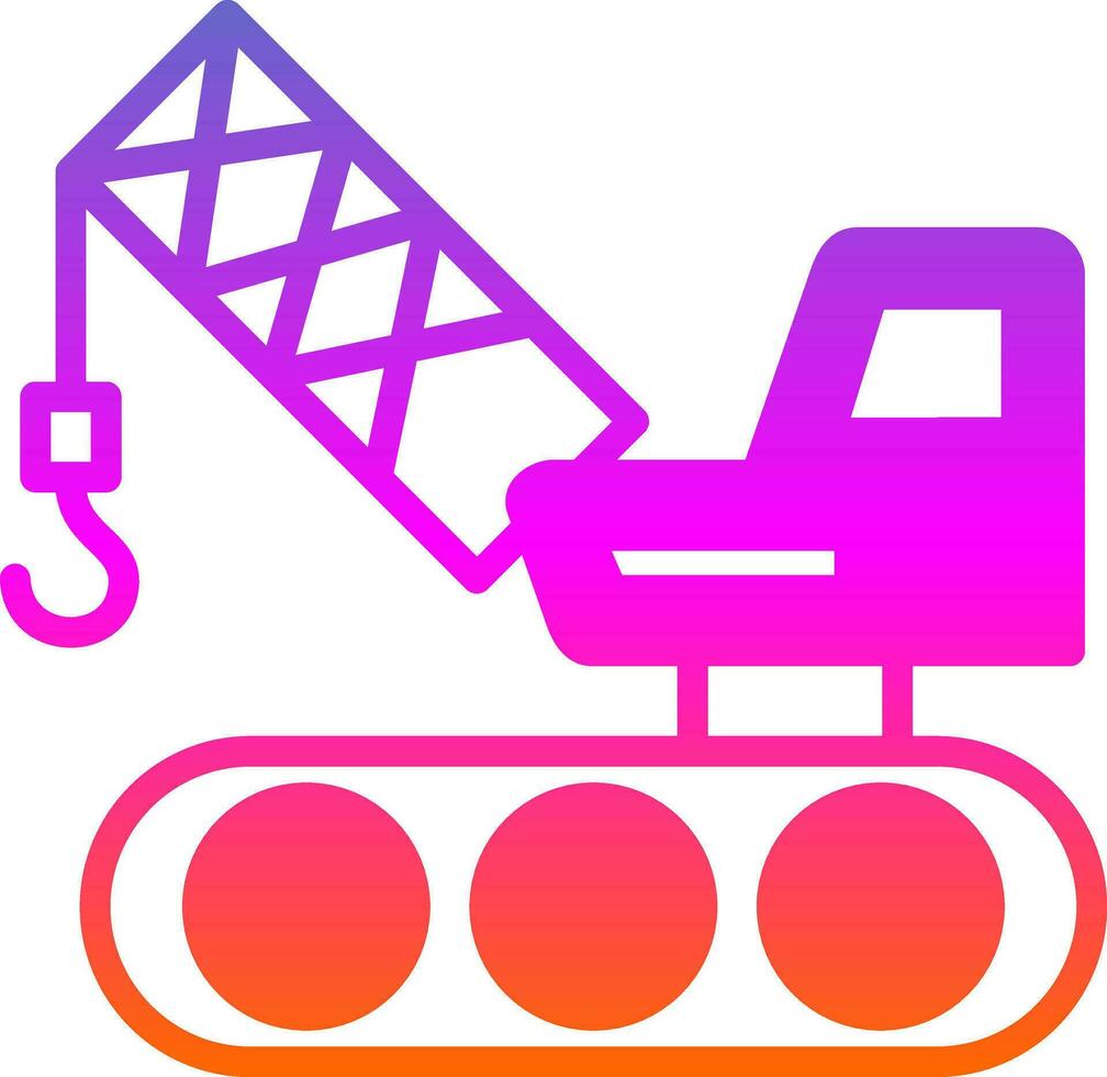 Crane Vector Icon Design