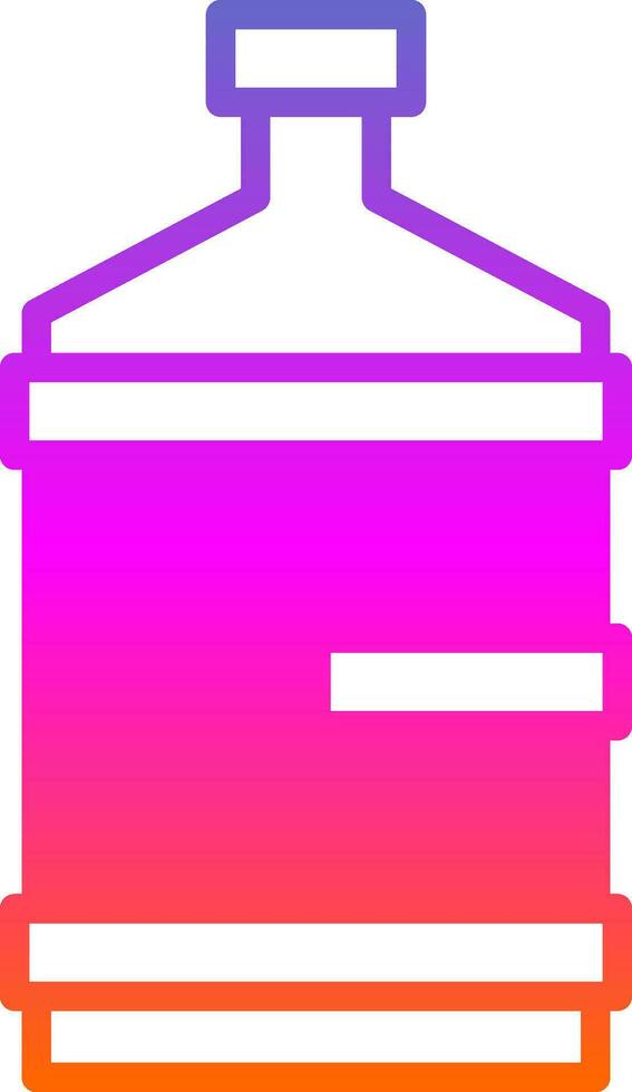 Water bottle Vector Icon Design