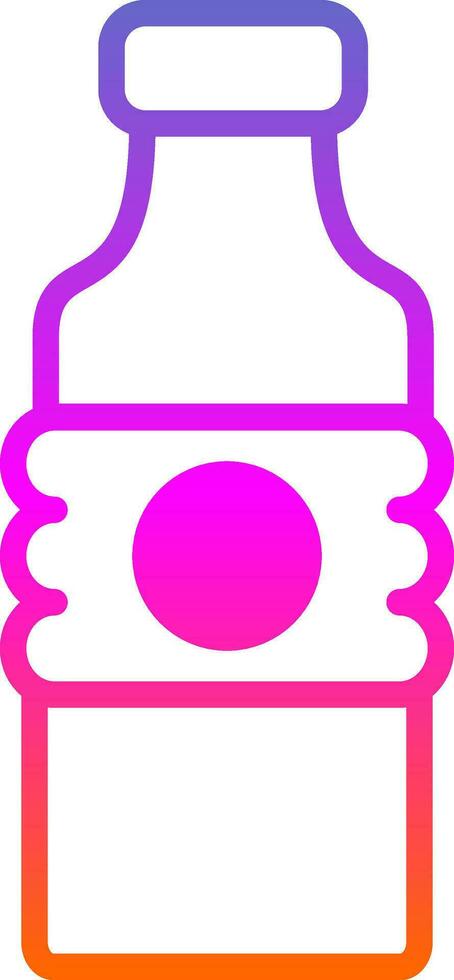 Water bottle Vector Icon Design