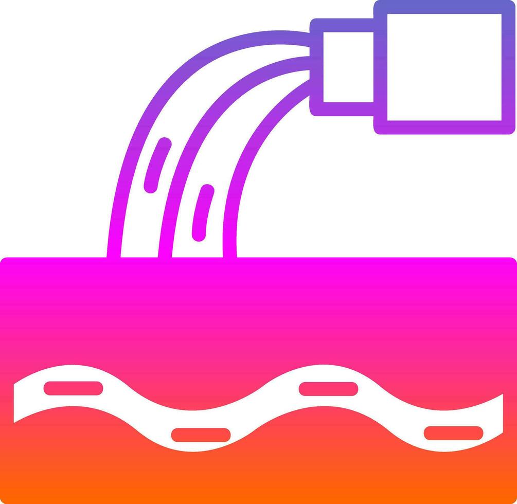 Waste water Vector Icon Design