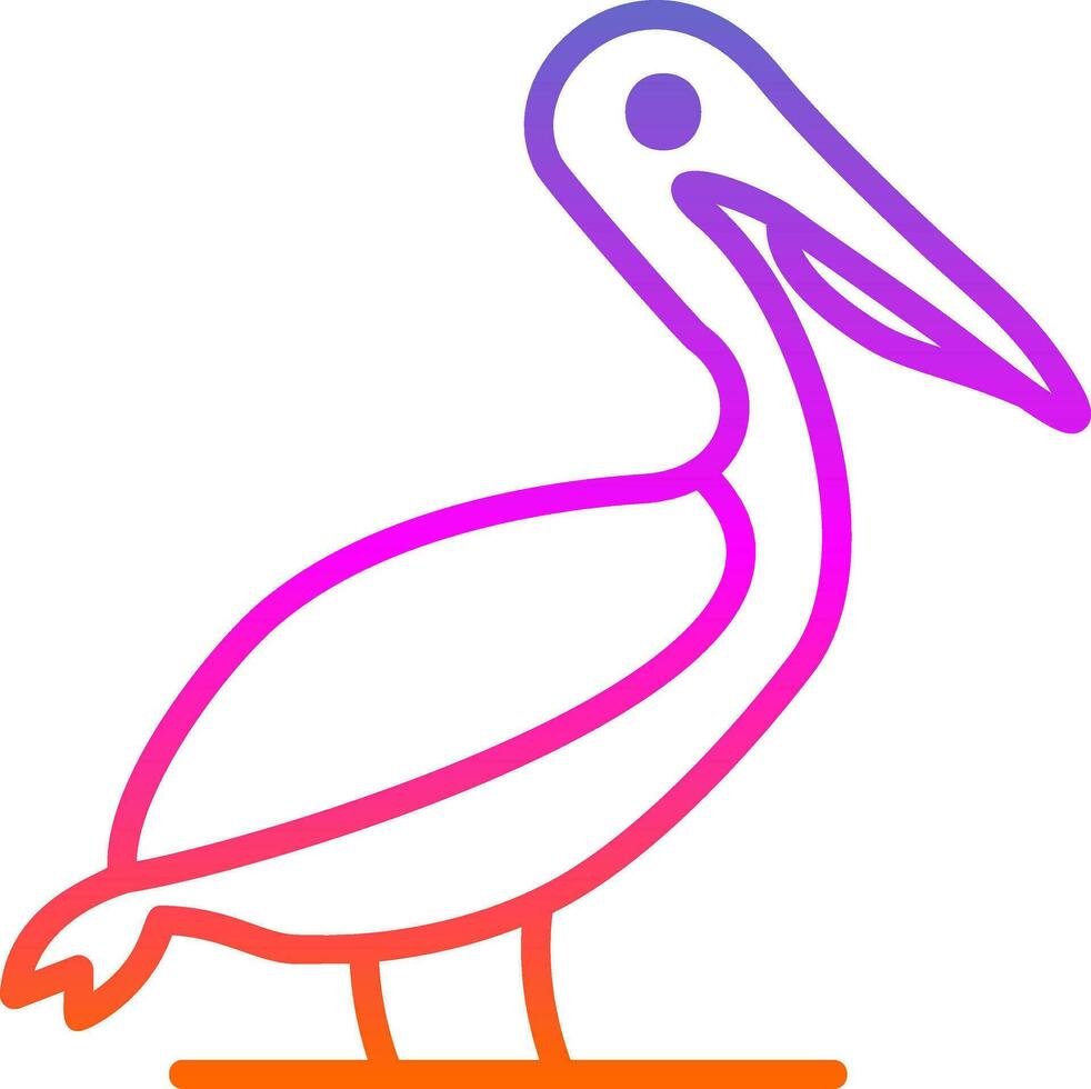 Pelican Vector Icon Design