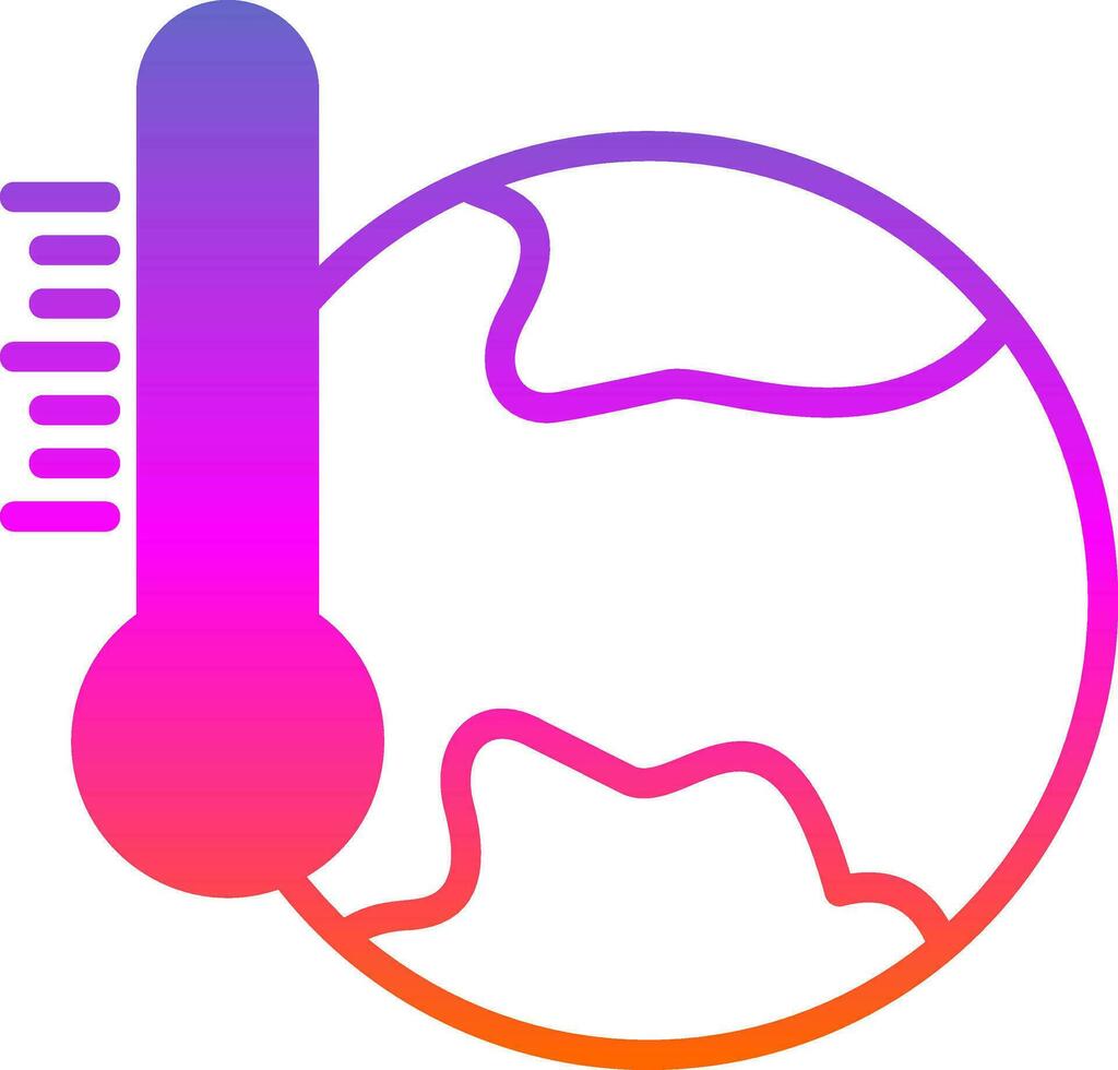 Global warming Vector Icon Design